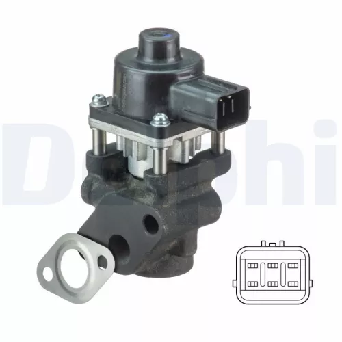 EGR-klep DELPHI EG10454-12B1)