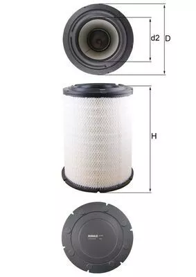 Luchtfilter KNECHT LX 3901)