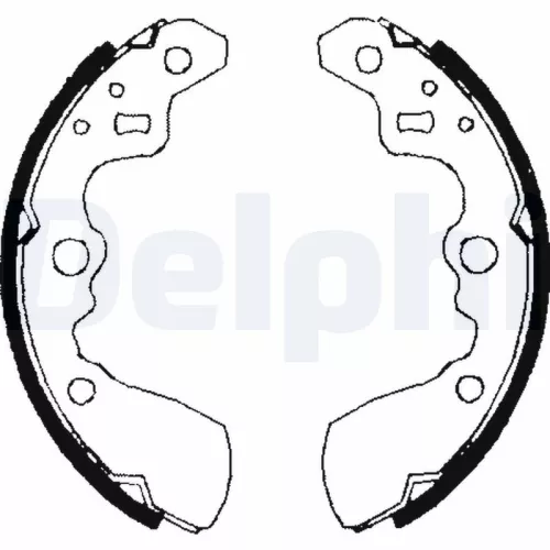 Brake Shoe Set DELPHI LS1710)