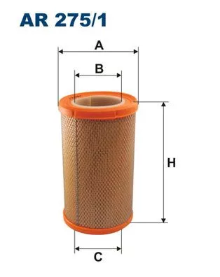Luchtfilter FILTRON AR 275/1)