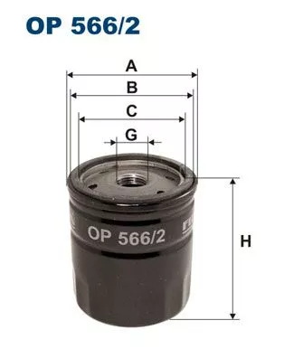 Oil Filter FILTRON OP 566/2)