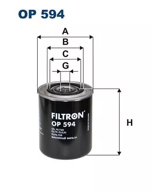 Oil Filter FILTRON OP 594)