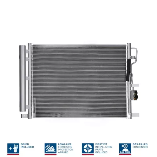 Condensor, airconditioning NISSENS 941290)
