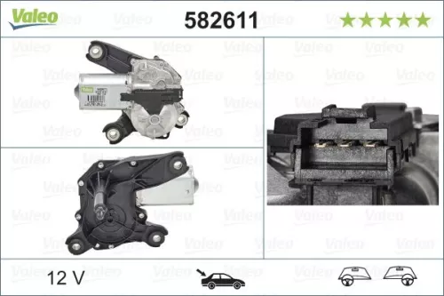 Ruitenwissermotor VALEO 582611)