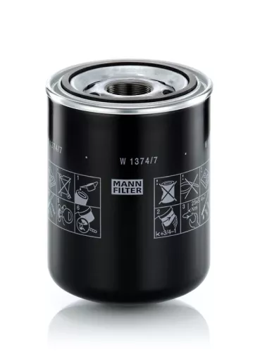 Oliefilter MANN-FILTER W 1374/7)