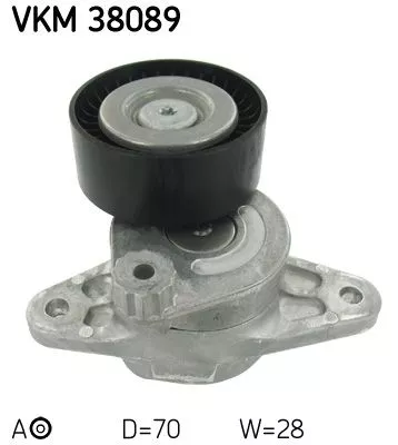 Riemspanner, V-geribbelde riem SKF VKM 38089)