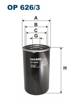 Oil Filter FILTRON OP 626/3)