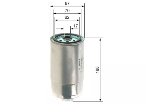 Fuel Filter BOSCH F 026 402 826)