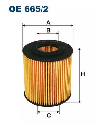 Oil Filter FILTRON OE 665/2)