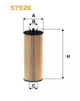 Oliefilter WIX FILTERS 57526)