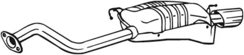 Achterdemper BOSAL 165-055)