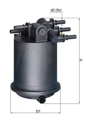 Brandstoffilter KNECHT KL 414)