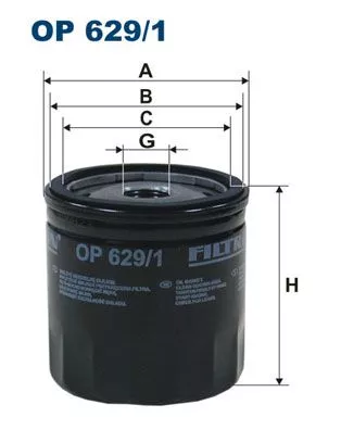 Oil Filter FILTRON OP 629/1)