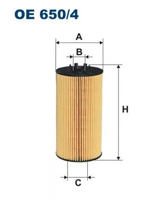 Oil Filter FILTRON OE 650/4)