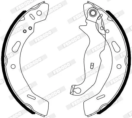 Brake Shoe Set FERODO FSB4080)