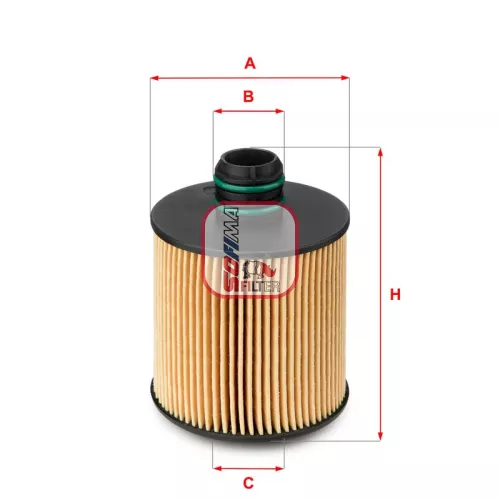Oliefilter SOFIMA S 5083 PE)