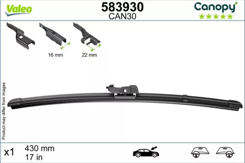 Ruitenwisser VALEO 583930)
