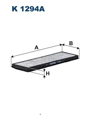 Filter, cabin air FILTRON K 1294A)