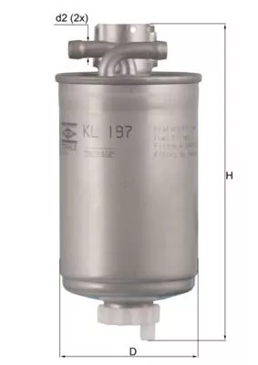 Fuel Filter KNECHT KL 197)