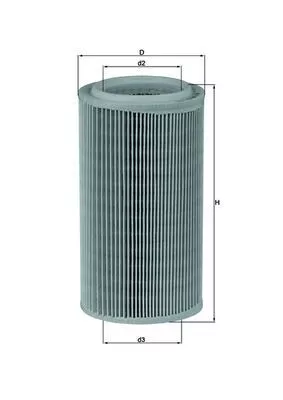 Luchtfilter KNECHT LX 852)