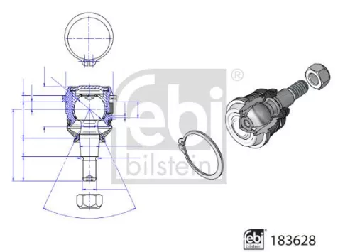 Ball Joint FEBI BILSTEIN 183628)