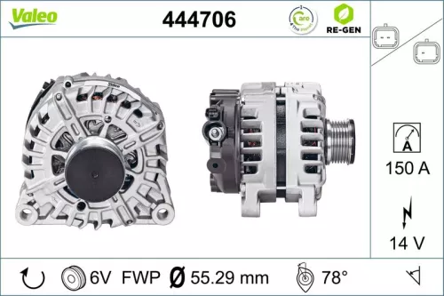 Alternator VALEO 444706)