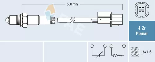 Oxygen Sensor FAE 77680)