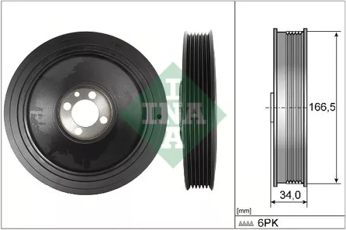 Riempoelie, krukas Schaeffler INA 544 0150 10)