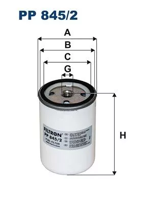 Fuel Filter FILTRON PP 845/2)
