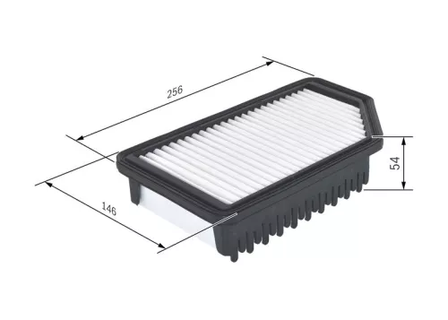 Luchtfilter BOSCH F 026 400 350)