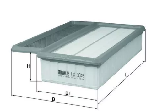 Luchtfilter KNECHT LX 3345)