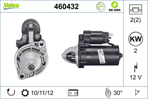 Starter VALEO 460432)