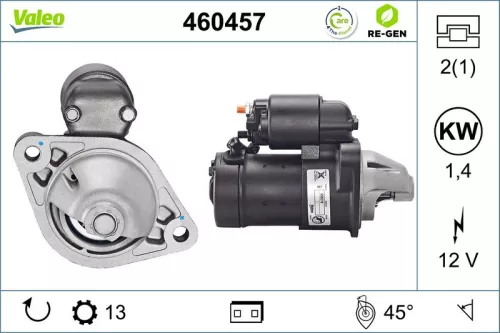 Starter VALEO 460457)