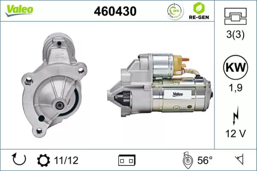 Starter VALEO 460430)