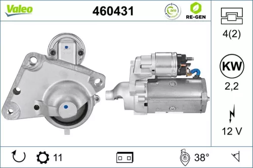 Starter VALEO 460431)