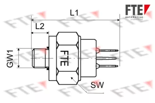 Stoplichtschakelaar FTE 9910201)