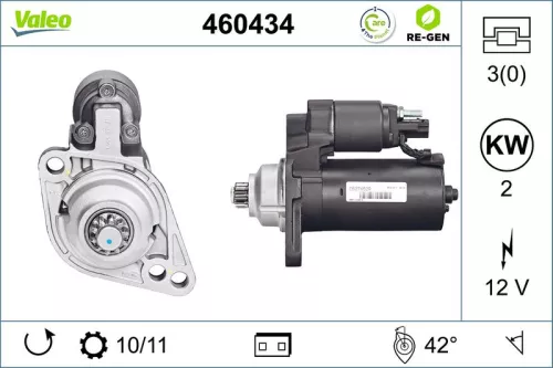Starter VALEO 460434)