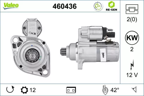 Starter VALEO 460436)