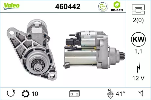 Starter VALEO 460442)