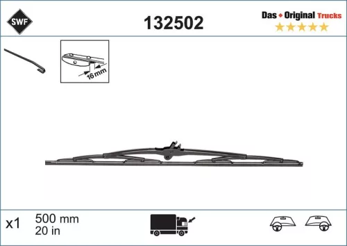 Ruitenwisser SWF 132502)