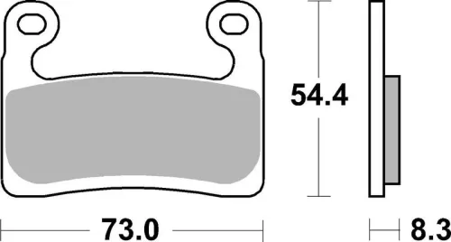 Remblokkenset, schijfrem BREMBO 07GR90LA)