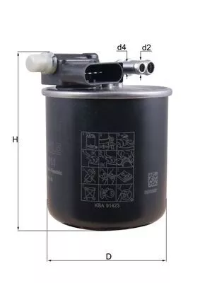 Fuel Filter KNECHT KL 911)