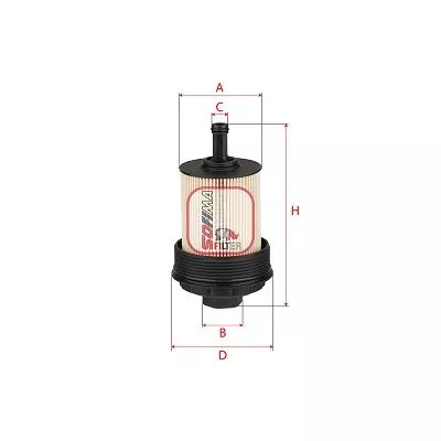 Oliefilter SOFIMA S 5285 PE)