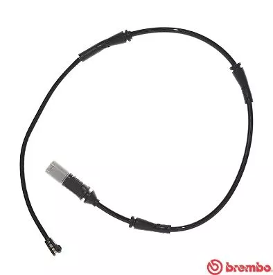 Waarschuwing: contact, slijtage van de remblokken BREMBO A 00 473)