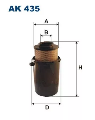 Luchtfilter FILTRON AK 435)