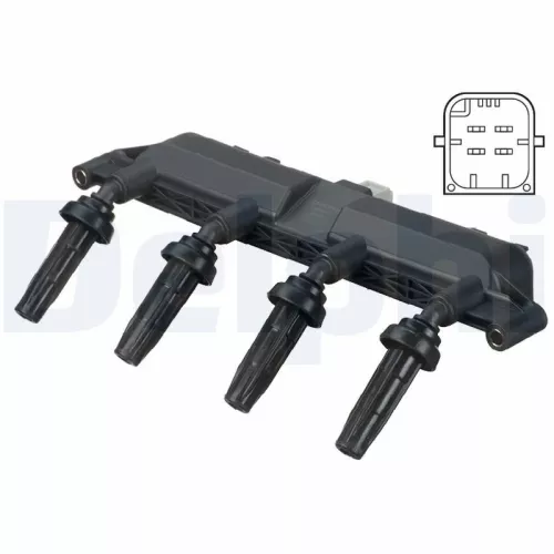 Ignition Coil DELPHI CE20011-12B1)