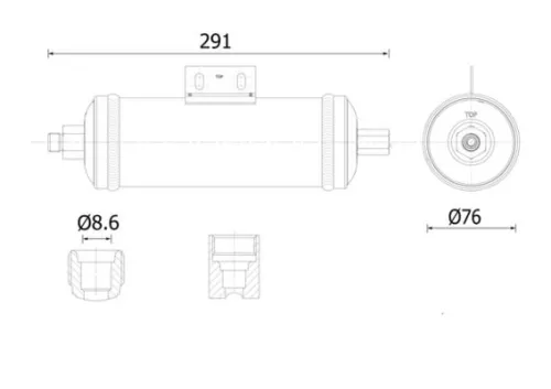 Wasdroger, airconditioning MAHLE AD 325 000S)
