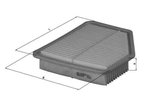 Luchtfilter KNECHT LX 1613)