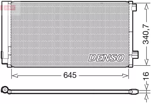 Condensor, airconditioning DENSO DCN06020)