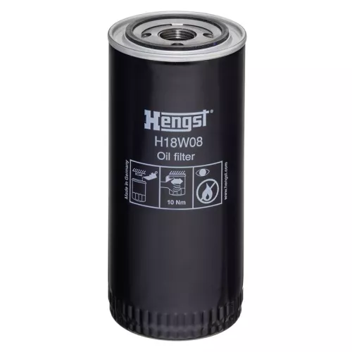 Oil Filter HENGST FILTER H18W08)